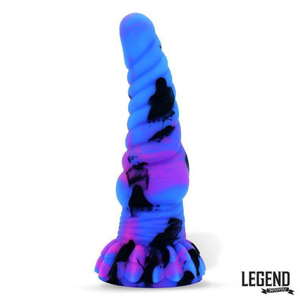 Thunderix Liquid Silicone Dildo 17,5 cm with vibrant colors, ergonomic design, and body-safe silicone for enhanced pleasure.