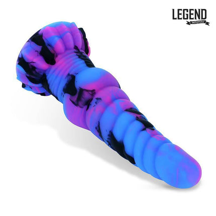 Thunderix Liquid Silicone Dildo 17,5 cm in vibrant colors, made from ultra-soft, body-safe liquid silicone for enhanced pleasure.