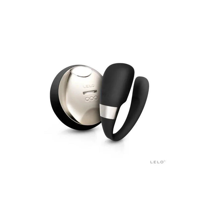 TIANI 3 Black by LELO, a rechargeable remote controlled vibrator with silicone design for ultimate pleasure during intercourse.