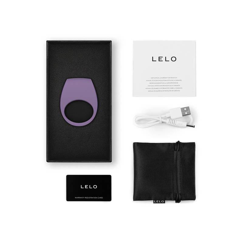 Tor 3 Couple Ring with Lelo APP Violet Dusk - secretsextoys.store