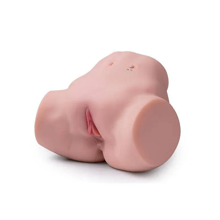 Tracy Masturbator with Vibration 2.9 kg featuring realistic dual-opening design and soft, fluffy TPR texture.