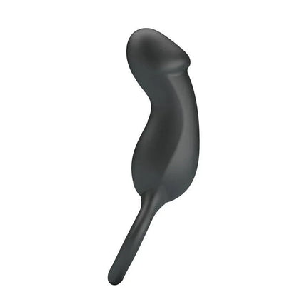 Trae Vibrating Cock Ring USB Black with ergonomic design for enhanced pleasure.