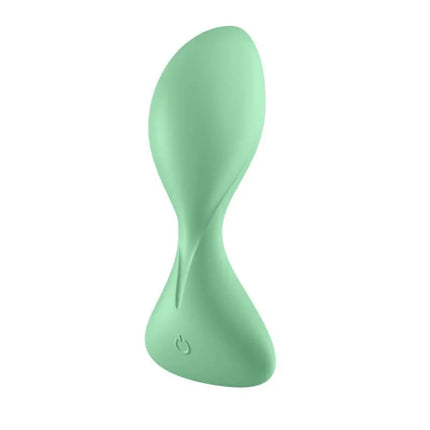Trendsetter Butt Plug with Vibration and APP Light Green, premium unisex anal vibrator for targeted stimulation, light green color