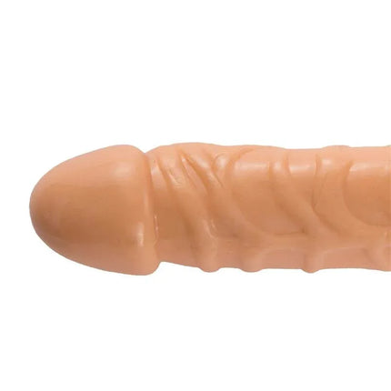 Trent Double Realistic Dildo Flesh 17,3 - 44 cm, flexible and lifelike design for shared pleasure and comfortable insertion.