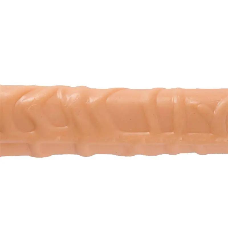 Trent Double Realistic Dildo Flesh 17,3 - 44 cm - secretsextoys.store