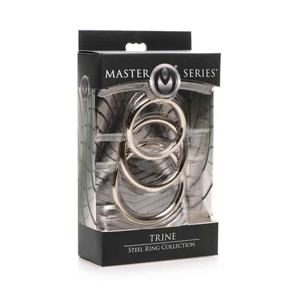 Trine Set of 3 Steel C-Ring