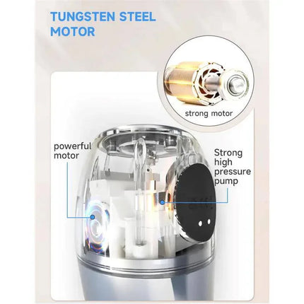 Tronik 2.0 Sucking and Vibrating Masturbator USB with powerful tungsten steel motor and high pressure pump