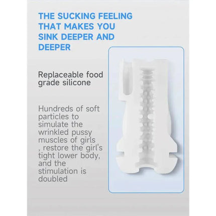 Tronik 2.0 Sucking and Vibrating Masturbator USB replaceable silicone interior