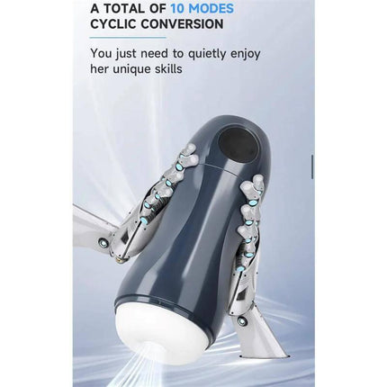 Tronik 2.0 Sucking and Vibrating Masturbator USB with 10 modes cyclic conversion for customizable pleasure.