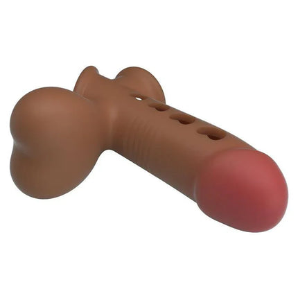 Tyronn Penis Sleeve with inflation function for enhanced pleasure and thicker experiences, perfect for couples seeking intense stimulation.