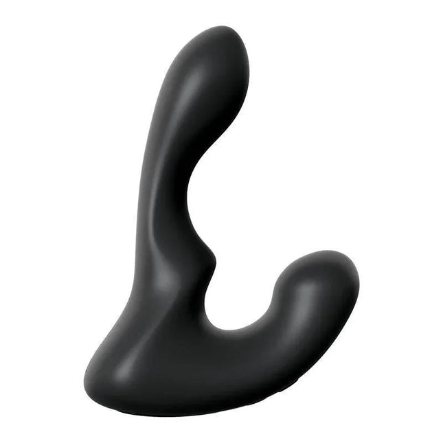 Ultimate P-Spot Milker Black ergonomic silicone anal plug for prostate stimulation.
