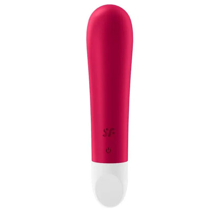 Red Ultra Power Bullet 1 Vibrating Bullet with medical-grade silicone exterior for intense pleasure