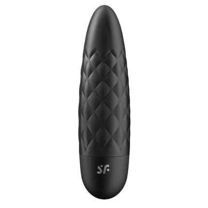 Ultra Power Bullet 5 Vibrating Bullet Black with textured grip and rounded tip for targeted stimulation