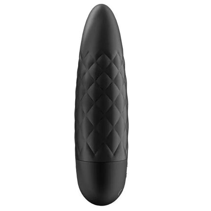 Ultra Power Bullet 5 Vibrating Bullet Black with textured design