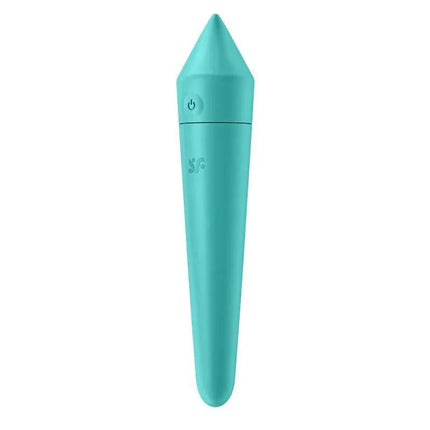 Ultra Power Bullet 8 Vibrating Bullet with APP Turquoise — sleek, turquoise pleasure tool with precise stimulation design.