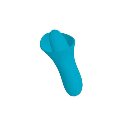 Blue USB Rechargeable Vibrating Stimulator by Succubi showcasing versatile pleasure features.