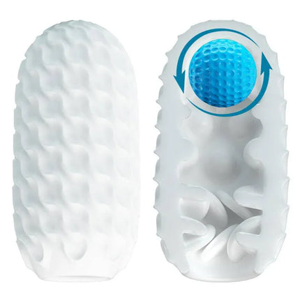 Venus-X Magic Ball Male Masturbator with lifelike sleeve and rolling-ball action for enhanced solo pleasure.