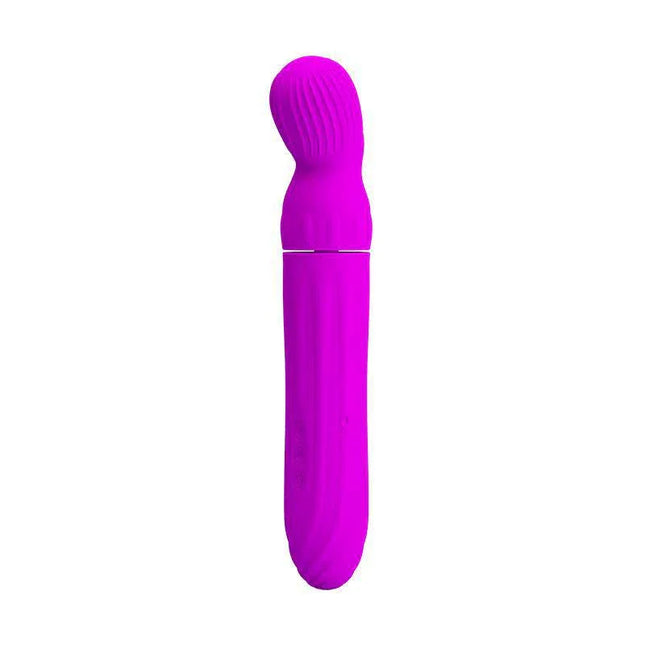 Vibe and Rotator Abraham Purple dual-action vibrator with 12 vibration functions and 4 rotation settings for customizable pleasure.