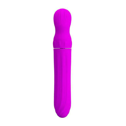 Vibe and Rotator Abraham Purple vibrator with 12 vibration functions and 4 rotation settings in premium silicone, designed in the USA.