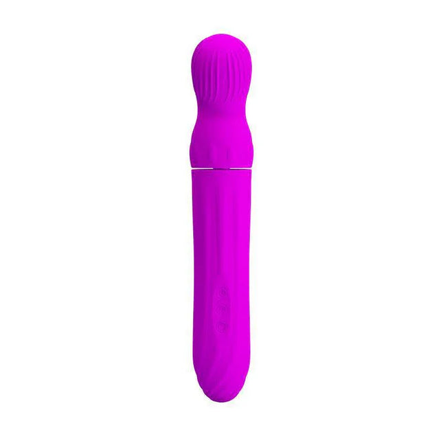 Vibe and Rotator Abraham Purple dual-action silicone vibrator with customizable stimulation options.
