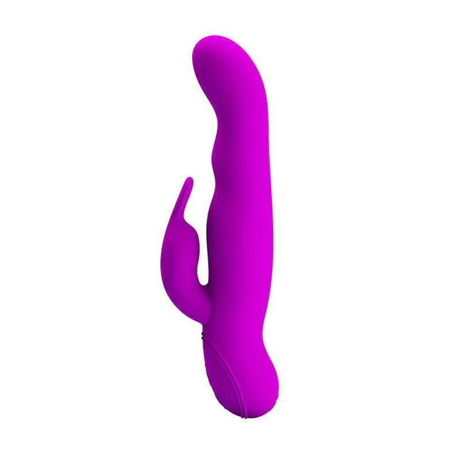 Vibe and Rotator Mystic Purple silicone vibrator, compact and powerful with rotating feature, in vibrant mystic purple color.