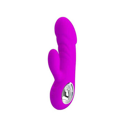 Vibe Ansel USB Silicone Purple clitoral and G-spot stimulator with 7 vibration functions for personalized pleasure.