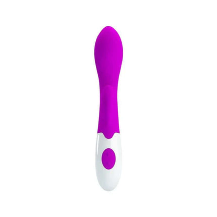 Vibe Brighty Purple - Versatile Purple Vibrator for dual stimulation and custom pleasure, featuring ergonomic design and 30 vibration functions.