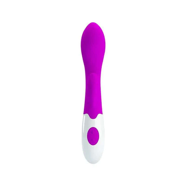 Vibe Brighty Purple - Versatile Purple Vibrator for dual stimulation and custom pleasure, featuring ergonomic design and 30 vibration functions.