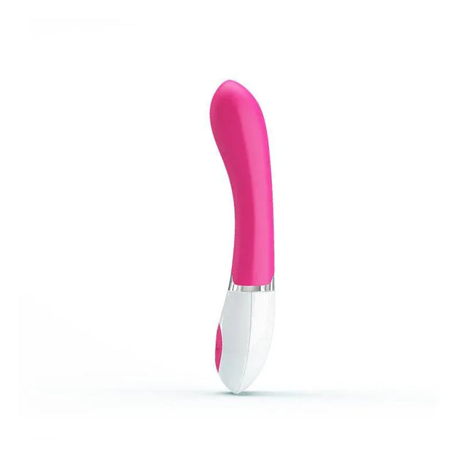 Vibe Daniel with Voice Control Pink premium G-spot vibrator featuring sleek design and 30 vibration functions for enhanced pleasure.