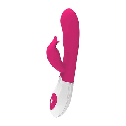 Vibe Felix Purple - Premium dual-action silicone vibrator with curved G-spot massage and clitoral stimulator for enhanced pleasure.
