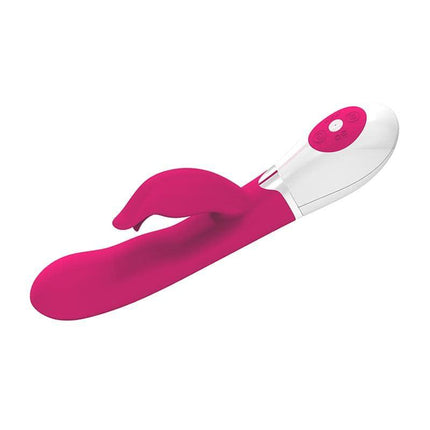 Vibe Felix Purple vibrator, premium silicone dual-action design for G-spot and clitoral stimulation, body-safe, made in the USA.