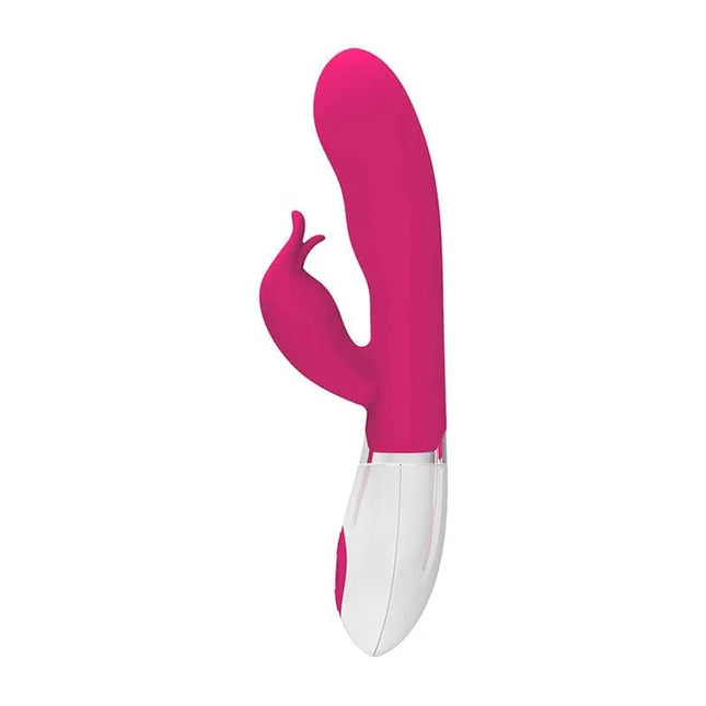 Vibe Felix Purple silicone vibrator with dual-action stimulation, curved G-spot massage, and clitoral stimulator.