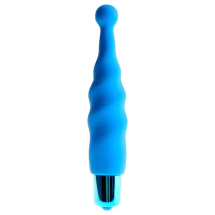 Vibe Fun Vibe Blue ultra-soft vibrator with three vibration speeds and an ergonomic design for tailored pleasure and comfort.