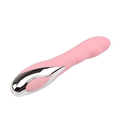 Vibe G-Gasm Digger pink vibrator for targeted G-spot stimulation with sleek design and customizable vibration settings.