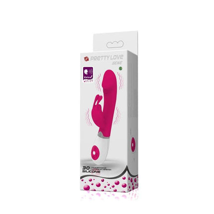 Vibe Gene with Voice Control Pink in packaging, showcasing a premium G-spot vibrator with 30 vibration functions.