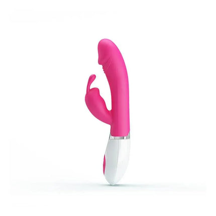 Vibe Gene with Voice Control Pink premium G-spot vibrator with 30 functions and hands-free operation in vibrant pink color.