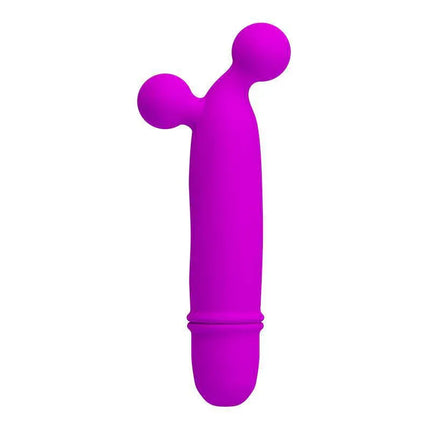 Vibe Goddard Pink vibrator in vivid pink, compact design, ergonomic grip, ideal for personal pleasure, powered by 1 AAA battery