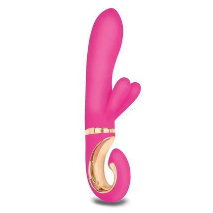 Vibe Grabbit Mini Dolce Violet vaginal and G-spot vibrator in pink, eco-friendly BIOSKIN silicone for realistic feel and maximum pleasure.