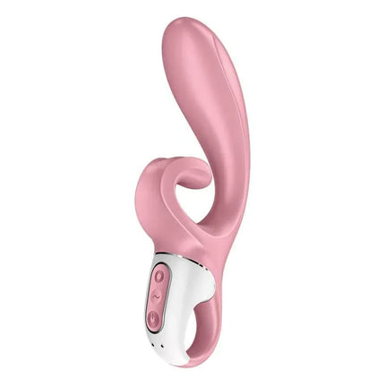 Vibe Hug Me with APP Satisfyer Connect Pink dual-motor vibrator for G-spot and clitoral stimulation