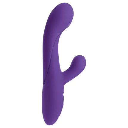 Vibe No.3 Plum dual-motor bunny vibrator with clitoral stimulator in purple color