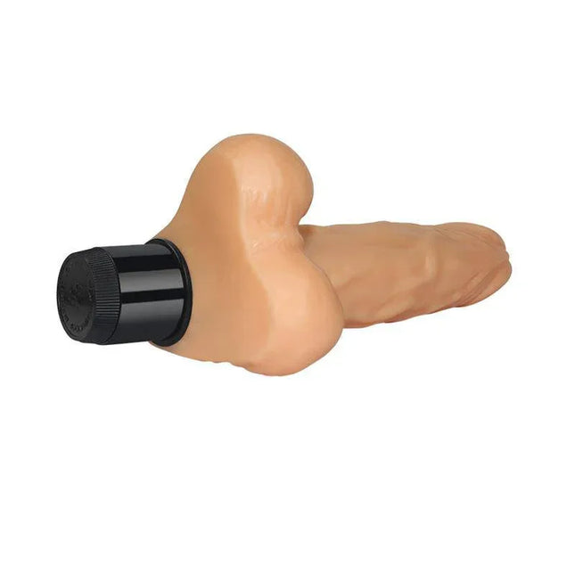 Vibe Real Feel 8 Flesh vibrator with realistic cybernetic skin texture in soft flesh tone
