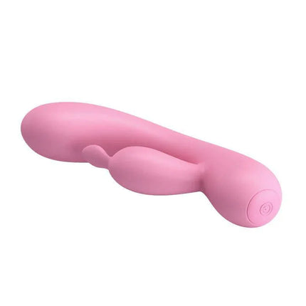 Vibe Smart Hugo Memory Function silicone vibrator for G-spot and clitoral stimulation in pink