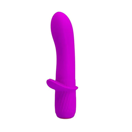 Vibe Troy USB Silicona Purple - elegant silicone vibrator with 12 vibration functions, designed for intense experiences and silky feel.