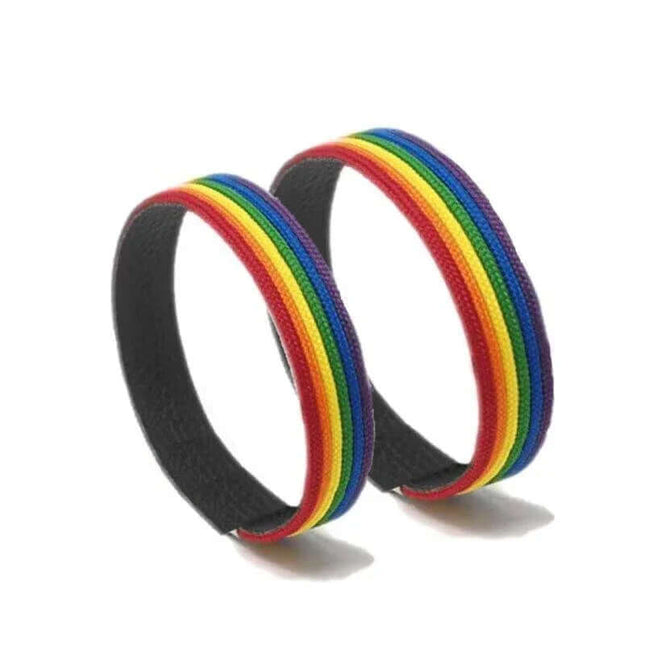 Bracalet LGBT+ Colors - Rainbow pride bracelet celebrating diversity with vibrant LGBT+ flag stripes.