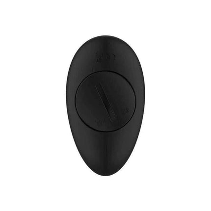 Remote control for Vibrating Anal Plug with Remote Control, black, ergonomic design.