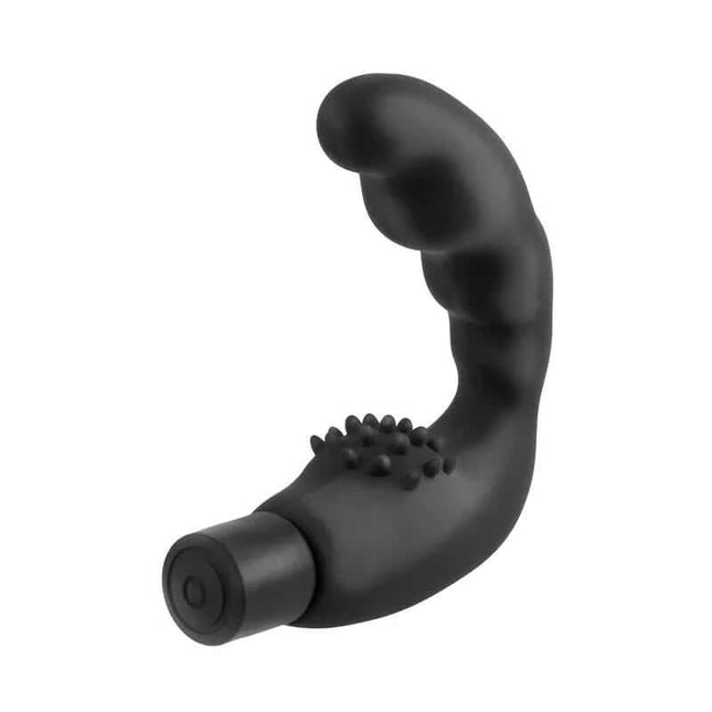 Vibrating Anal Stimulator Colour Black in hypoallergenic silicone for prostate stimulation and quiet operation.