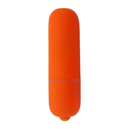 Vibrating Bullet 10 Speeds Orange compact design with bright orange finish for effortless and discreet stimulation