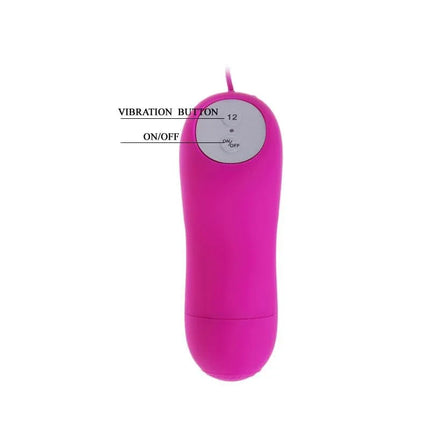 Vibrating Bullet Cute Secret Pink with remote control, compact clitoral stimulator, ribbed silicone for enhanced sensation.