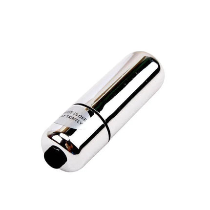 Vibrating Bullet Hi-Basic 5.8 x 1.8 cm Silver compact pleasure device shown in sleek metallic finish.