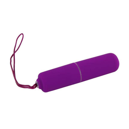 Vibrating Bullet Magic X20 Purple vibrator, compact and discreet with 20 functions, ideal for solo or partner play, shown in purple color.